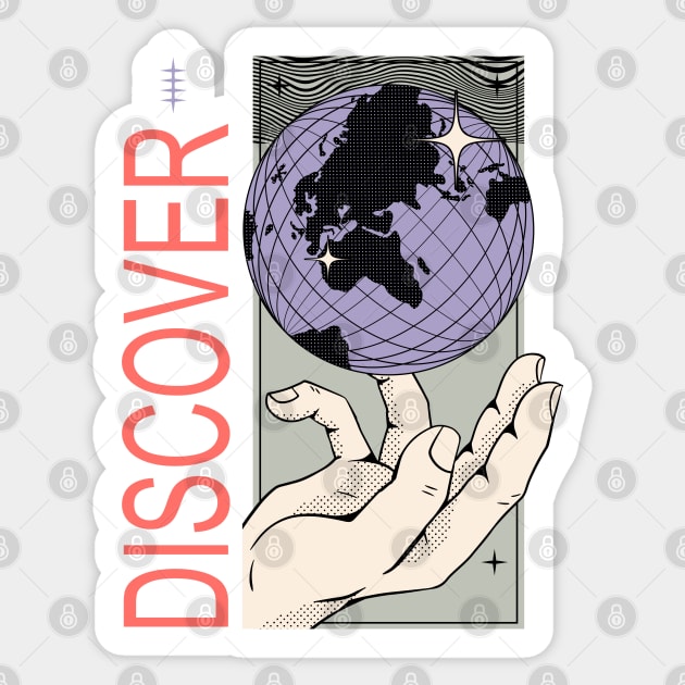 Discover Sticker by Evgeny